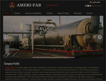 Tablet Screenshot of amerifabllc.com
